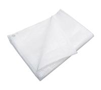 White LDPE/HDPE Mesh Leno Tarpaulin 4x4m 140gsm Waterproof Cover with Eyelets XL