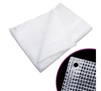 (4 x 8 m) vidaXL Leno Tarpaulin White Camping Cover Garden Grid Leno Tarp Multi Sizes