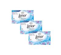 Lenor 3 Pack Tumble Dryer Sheets SPRING AWAKENING 34 Sheets Each | Long-Lasting Fresh Floral Scent | Reduces Static Cling | Softens Fabrics | Tumble Dryer Freshness Booster