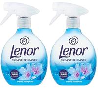 Lenor Crease Releaser Spray Removes Creases in Fabric. Spring Awakening Scent, Twin Pack, 2 x 500ml