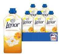 Lenor Fabric Conditioner 258 Washes, Summer Breeze, Provides Long Lasting Freshness, With 24h Odour Defence