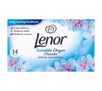 Lenor Fabric Tumble Dryer Sheets Spring Awakening, Pack of 34