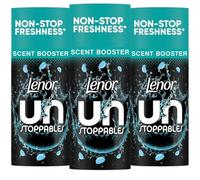 Lenor In-Wash Scent Booster 3 x 155g Laundry Perfume - Long Lasting Fabric Freshener Beads, Washing Machine Fragrance, Up to 12 Weeks Freshness (Unstoppable Fresh)
