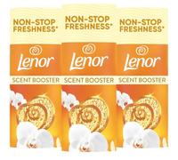 Lenor In-Wash Scent Booster 3 x 155g Laundry Perfume - Long Lasting Fabric Freshener Beads, Washing Machine Fragrance, Up to 12 Weeks Freshness (Gold Orchid)