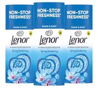 Lenor In-Wash Scent Booster 3 x 155g Laundry Perfume - Long Lasting Fabric Freshener Beads, Washing Machine Fragrance, Up to 12 Weeks Freshness (Spring Awakening)