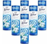 Lenor In-Wash Scent Booster Beads, Cool Cotton, 275g, Non-Stop Freshness, Pack of 6