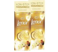 Lenor Laundry Perfume In-Wash Scent Booster Beads Gold Orchid (2 x 176g) - Long-Lasting Freshness Up to 12 Weeks in Storage, Floral Luxury Fragrance, Boosts Laundry Scent