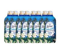 Lenor Outdoorable Capri Fabric Conditioner 966ml 69 Wash Gardenia & Hyacinth Laundry Softener, Long Lasting Outdoor Fresh Fragrance for Clothes & Bedding (Pack of 8)