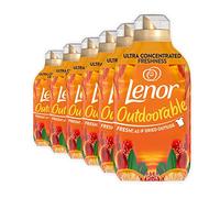 Lenor Outdoorable Fabric Conditioner, 210 Washes, 2.94L (490 ml x 6), Tropical Sunset, Ultra Concentrated, Outside Freshness Even When Drying Inside