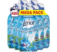 Lenor Outdoorable Fabric Conditioner 480 Washes (8x60), Spring Awakening - Ultra Concentrated Freshness