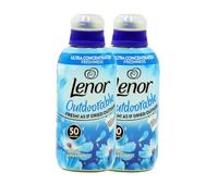 Lenor Outdoorable Fabric Conditioner Spring Awakening 700ml Pack of 2 - 50 Washes Each - Ultra Concentrated Fabric Softener - Long Lasting Outdoor Fresh Scent - Laundry Care for Clothes Bedding Towels