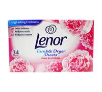 Lenor Pink Blossom Tumble Dryer Sheets - 34 pcs.