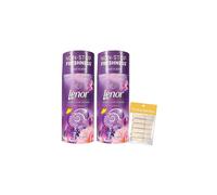 Lenor Scent Booster Beads Exotic Bloom 176g x2, Wooden laundry pegs x6