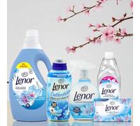 Lenor Spring Awakening Complete Laundry Bundle - Pack of 5 (Fabric Conditioner 80+Outdoorable Fabric Softener 50 washes,Crease Releaser, Ironing Water & Tumble Dryer Sheets)
