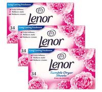 Lenor Tumble Dryer Sheets Sparkling Bloom X 3