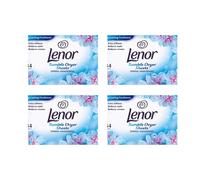 Lenor Tumble Dryer Sheets Spring Awakening Softens Fabric 34 Sheets - Pack Of 4