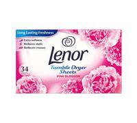 Lenor Tumble Dryer Sheets With Pink Blossom Scent 34 Sheets