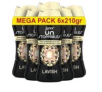 Lenor Unstoppable Perfume Beads for Clothes, 90 Washes (6 x 210 g), Lavish