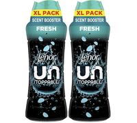 Lenor Unstoppables Fresh 495g -Scent Booster Beads, Lasting Freshness From Wash to Wear (Pack of 2)