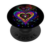 Lenormand Heart Love Oracle Art Design PopSockets Adhesive PopGrip