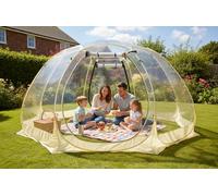 Lenotos Pop Up Bubble Tent, 10 x 10 FT Instant Igloo Tent Suitable for 4-6 People, Screen House for Patios, Cold