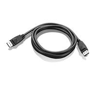 Lenovo 0A36537 DisplayPort to DisplayPort Monitor Cable, Black, 6'