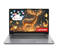 Lenovo - 1 Year Microsoft 365 14" Student Laptop | Intel Celeron N4500 | 4GB DDR4, 128GB eMMC, 500GB External Drive | Portable Design | Copilot AI