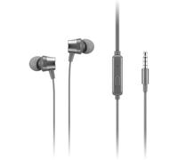 Lenovo - 110 Analog in-Ear Headphones - in-Line Microphone - 3.5mm Connectivity - Play & Pause Button - 3 Sizes of Ear Tips Included
