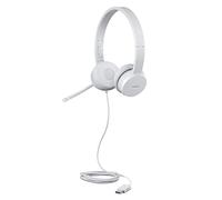 LENOVO 110 Stereo Headset - Cloud Grey, Silver/Grey