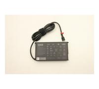 Lenovo 135W USB-C power adapter with adjustable voltage levels of 20V 15V 9V and 5V designed for Lenovo laptops.