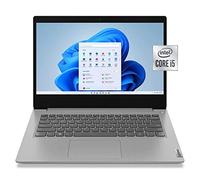 Lenovo 14 Ideapad 3i Laptop, 10th Generation Intel Core i5-10210U, 8GB RAM, 512GB SSD, 14-inch Full HD IPS Display, Windows 11, 802.11ac, Platinum Grey, W/Silmarils Accessories