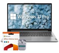 Lenovo 15.6" FHD Business Laptop Computer, Windows 11 Pro Laptop 40GB RAM 1TB SSD, Intel Core i5-1235U 10-Core, Intel Iris Xe Graphics, Microsoft Office Lifetime Suite, SageNova Earphones, Grey