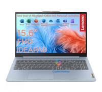 Lenovo 15.6" FHD Laptop, 8GB LPDDR5, 128GB Storage, Microsoft 365 Personal | Intel N150 processor, WiFi 6, Frost Blue, Windows 11 Home, IdeaPad Slim 3i Computer for home office students
