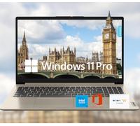 Lenovo 15.6" HD IdeaPad Anti-Glare Coating + 1 Year Microsoft 365, 36GB RAM, 2.1TB SSD, Windows 11 Pro, WiFi 6, HDMI, USB-C, Intel Processor, SD Card Reader, Up to 9.5 Hours Battery Life, w/WOWPC USB