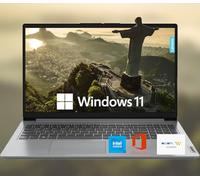Lenovo 15.6" HD IdeaPad Anti-glare Screen w/ 1 Year Microsoft 365, 384GB SSD, 20GB RAM, Windows 11 Home, Up to 9.5 Hours Battery Life, Intel Processor, WiFi 6, HDMI, USB-C, SD Card Reader, w/WOWPC USB