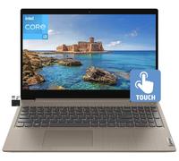 Lenovo 2022 IdeaPad 3 15.6" HD Touchscreen Laptop Computer, Intel Dual Core i3-1115G4 (Upto 4.1GHz,Beats i5-1030G7), 12GB RAM, 256GB SSD, UHD Graphics,Webcam, 7+ Hours, Win 11 S +MarxsolCable