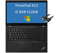 Lenovo 2022 ThinkPad X13 13.3" FHD (Intel 4-Core i5-10210U (Beat i7-8565U), 8GB RAM, 512GB PCIe SSD) IPS 1080p Slim Business Laptop, Fingerprint Reader, WiFi 6, Backlit Keyboard, Windows 10 Pro