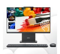 Lenovo 2024 IdeaCentre 27" Business All-in-One, FHD 100Hz Touchscreen, AMD Ryzen 5 7535HS, 32GB DDR5 RAM, 1TB SSD, Wireless KB & Mouse, Wireless Charging Base, RJ-45, Wi-Fi 6, Webcam, W11P, Grey