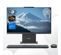 Lenovo 2024 IdeaCentre 27 Inch All-in-One Touch Screen, FHD 100Hz Touchscreen, AMD Ryzen 5 7535HS, 16GB DDR5 RAM, 512GB SSD, Wireless KB and Mouse, Wireless Charging Station, RJ-45, Wi-Fi 6, Camera