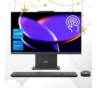 Lenovo 2024 IdeaCentre I Gen 9 AIO, 23.8" FHD 100Hz Touchscreen, Intel Core i5-13420H, 32GB DDR5 RAM, 2TB PCIe SSD, Wireless KB & Mouse, Wireless Charging Base, Wi-Fi 6, Webcam, Win 11 Home, Grey