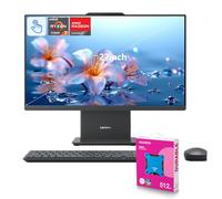 Lenovo 2025 IdeaCentre Next Gen Copilot AI Ready Business All-in-One, 27" FHD Touchscreen 100Hz, AMD Ryzen 7 7735HS, 64GB DDR5 RAM, 2TB SSD, Wi-Fi 6, Win 11 Home, Grey, ADATA 512 External SSD Bundle