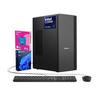 Lenovo 2025 IdeaCentre Secure & Productive Business Tower Desktop, Ultra 7 265, 16GB DDR5 RAM, 1TB SSD, Wi-Fi 6, HDMI, Win 11 Pro, Wired Keyboard & Mouse, Bundle with ADATA 512GB External SSD
