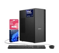 Lenovo 2025 IdeaCentre Secure & Productive Business Tower Desktop, Ultra 7 265, 32GB DDR5 RAM, 2TB SSD, Wi-Fi 6, HDMI, Win 11 Pro, Wired Keyboard & Mouse, Bundle with ADATA 512GB External SSD