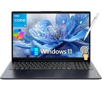 Lenovo 2025 IdeaPad Laptop, 15.6" FHD Touchscreen, 13th Gen Intel 10-Core i5-1335U, 16GB RAM, 256GB SSD, Intel Iris Xe Graphics, AI-Copilot, Wi-Fi 6, Numeric Keypad, Windows 11 Home, w/Stylus Pen