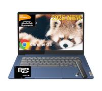 Lenovo 2025 IdeaPad Slim 3 Chromebook for Business Student, 14" FHD Display (1920 x 1080), MediaTek Kompanio 520, Chrome OS, 4GB LPDDR4X, 320GB Storage (64GB eMMC+256 GB MSD), Wi-Fi 6, w/Accessories