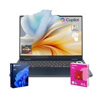 Lenovo 2025 IdeaPad Slim 5 Next Gen AI Copilot Business Laptop, 16" FHD+ Touchscreen, AMD Ryzen 7 350, 64GB DDR5 RAM, 4TB SSD, Backlit KB, Wi-Fi 7, W11P, Bundle with ADATA 512GB External SSD