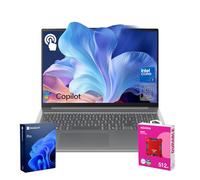 Lenovo 2025 IdeaPad Slim Business AI-Powered Laptop, 16" WUXGA Touchscreen, Intel Core 7 240H, 16GB DDR5 RAM, 1TB SSD, Copilot, Webcam, Backlit, Wi-Fi 6, W11P, Bundle with ADATA 512GB External SSD