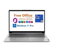 Lenovo 2026 IdeaPad 1i 15.6" FHD Laptop,with Lifetime Office,13th Gen Intel Core i5-1335U,40GB RAM, 1TB SSD,Intel Iris Xe Graphics Win 11 Pro,Wi-Fi 6,10 Hr Battery Life Cloud Grey