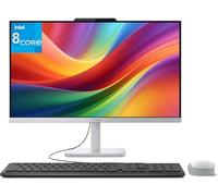 Lenovo 24 23.8" All-in-One Desktop Computer for Home and Office, Intel 8-Core i3-N305 Processor, 16GB RAM, 512GB PCIe SSD, FHD, WiFi 6, Bluetooth 5.2, HDMI, RJ-45, Windows 11 Home