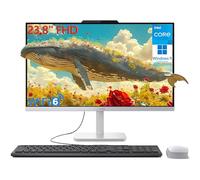 Lenovo 24 23.8" FHD All-in-One Desktop Computer for Home Office, Intel 4-Core Processor (Beat i3-1110G4), 32GB DDR4 RAM, 1TB PCIe SSD, WiFi 6, Bluetooth, Business AIO, Windows 11 Pro, Vent-Hear